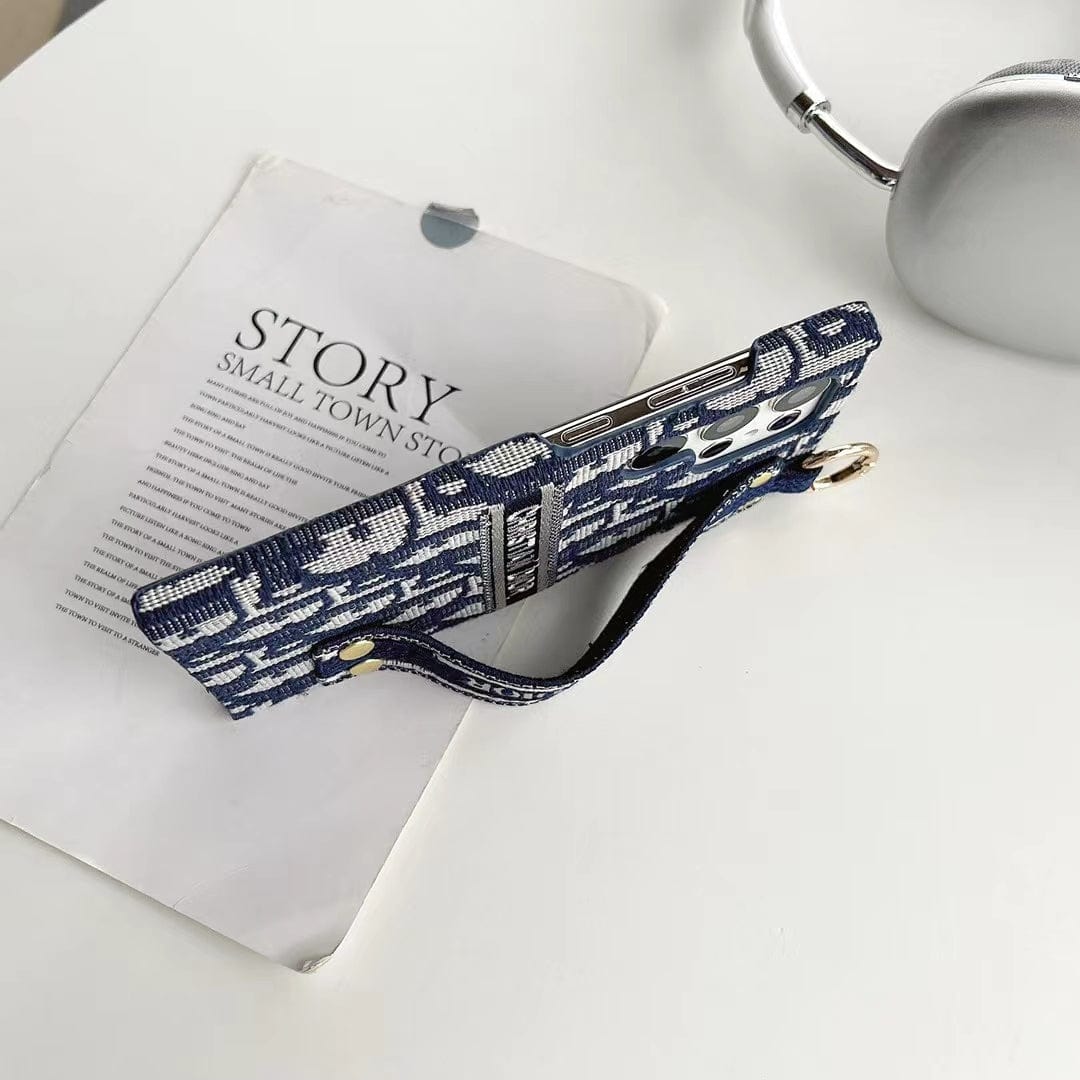 HypedEffects Christian Dior Designer Phone Case For Samsung with Hand strap