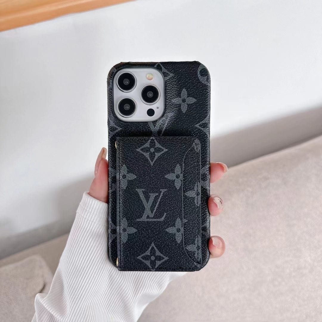 HypedEffects Classic Louis Vuitton iPhone 15 Case with Integrated Wallet