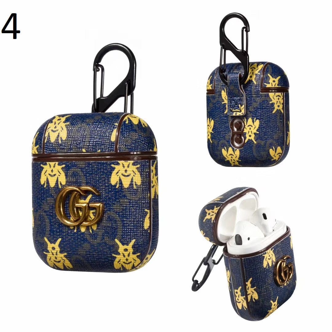 HypedEffects Colorful Gucci Airpods 3 Case | Airpods 1 & 2 leather case