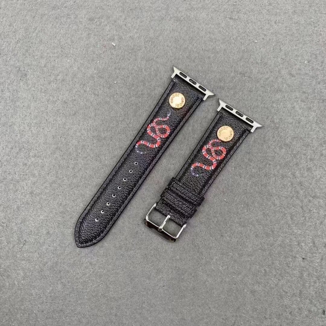 HypedEffects Premium Leather Gucci Watch Band 38/40/41/42/44/45/49 mm