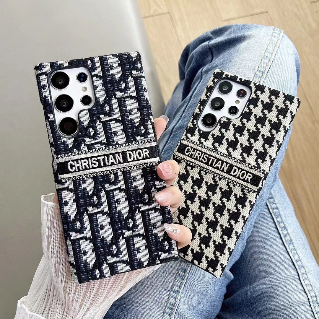 HypedEffects Christian Dior Designer Phone Cases for Samsung with Iconic Patterns