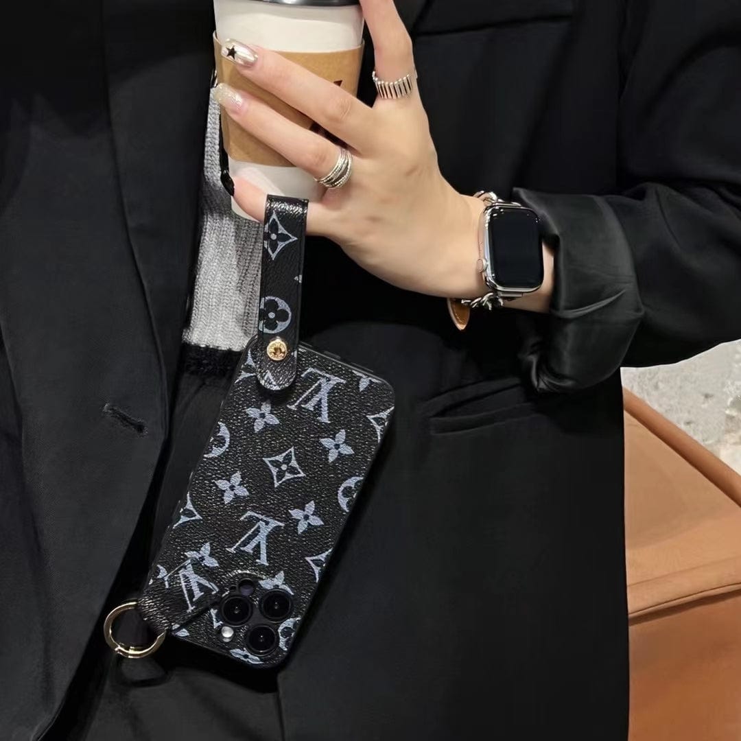 HypedEffects Classic Louis Vuitton iPhone Case With Handle | iPhone 12 to iPhone 15