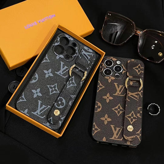 HypedEffects Classic Louis Vuitton iPhone Case With Handle | iPhone 12 to iPhone 15