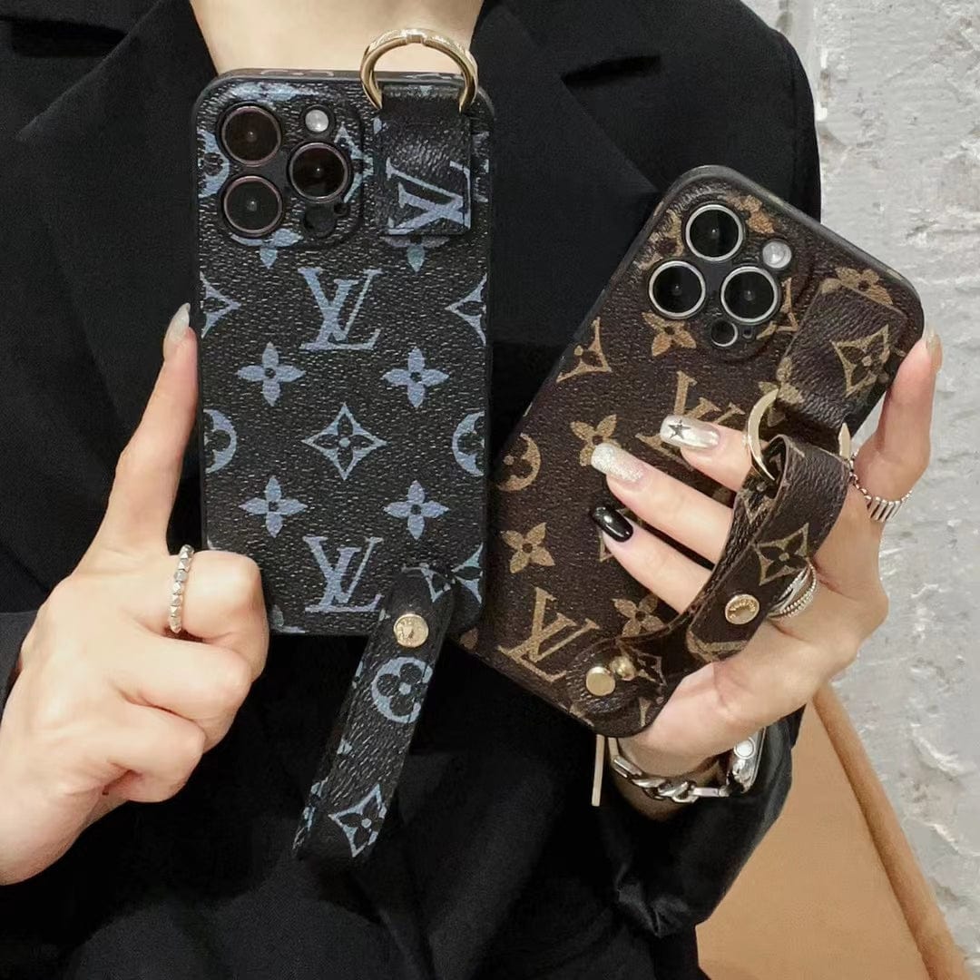 HypedEffects Classic Louis Vuitton iPhone Case With Handle | iPhone 12 to iPhone 15