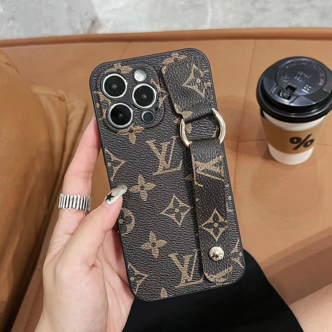 HypedEffects Classic Louis Vuitton iPhone Case With Handle | iPhone 12 to iPhone 15