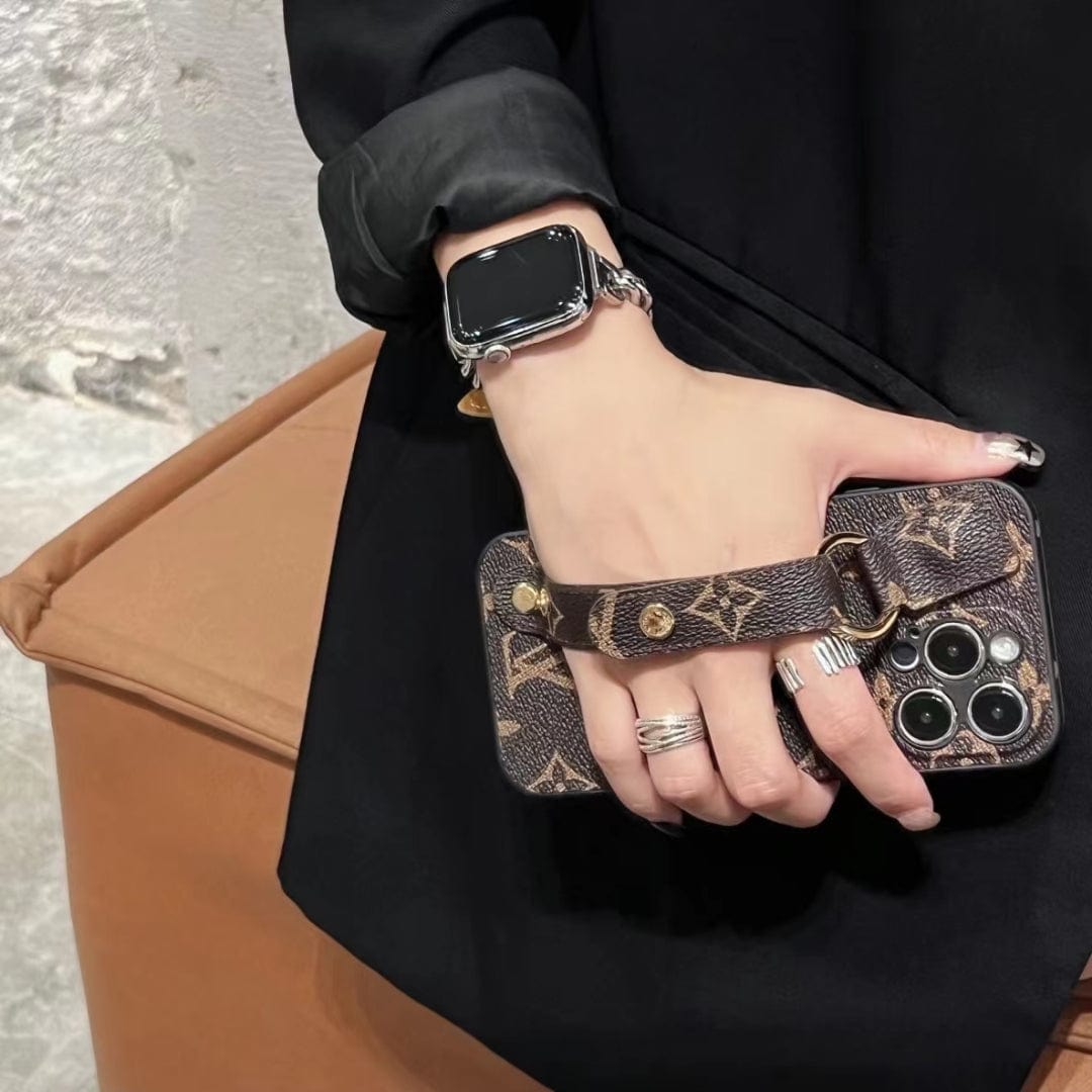 HypedEffects Classic Louis Vuitton iPhone Case With Handle | iPhone 12 to iPhone 15
