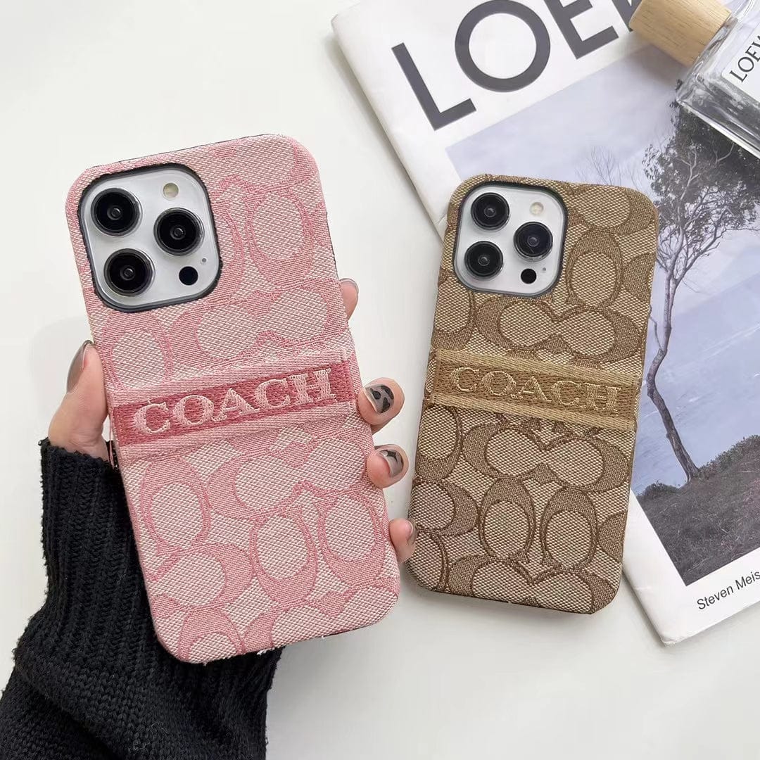 HypedEffects Coach Signature iPhone Case – Available for iPhone 11 to iPhone 16
