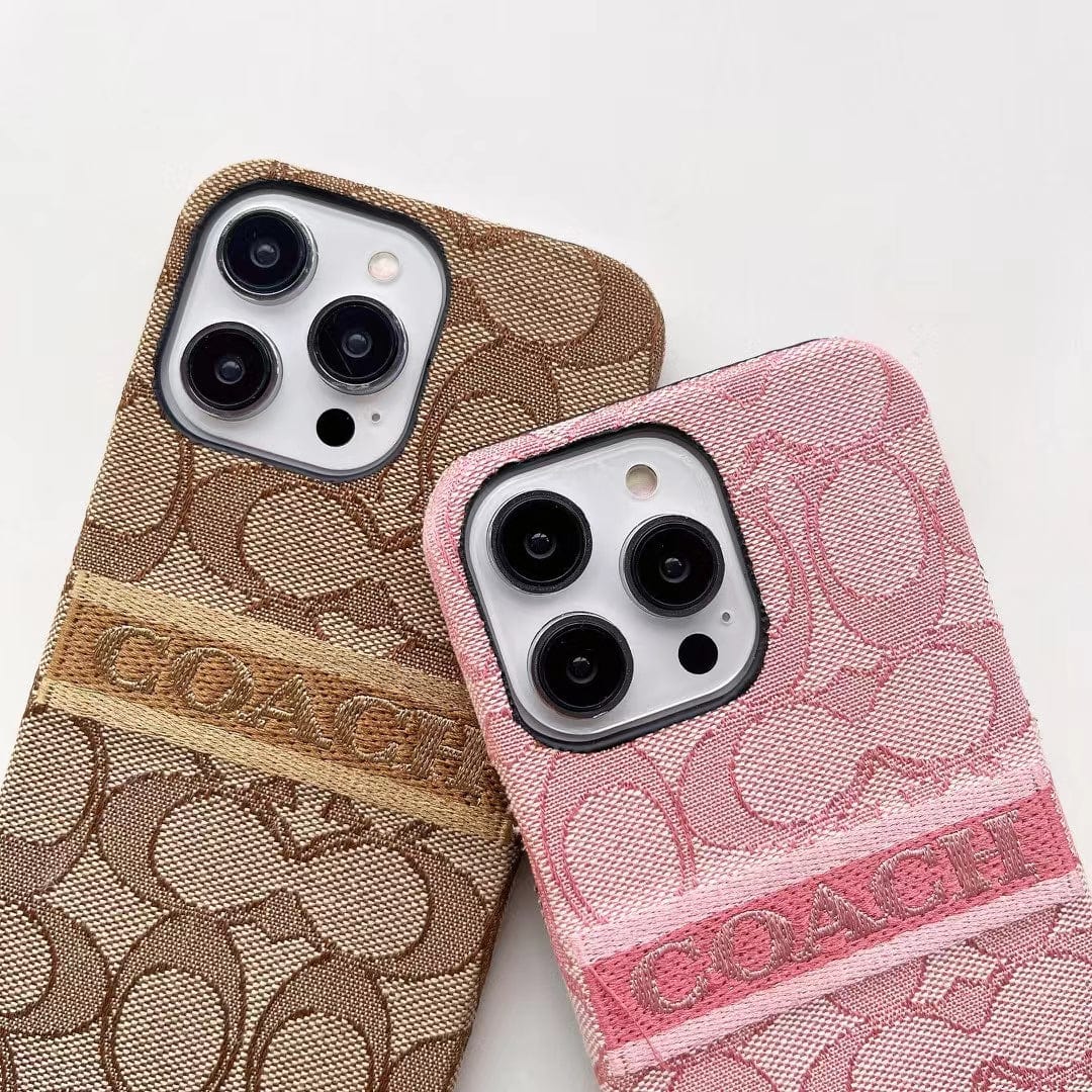 HypedEffects Coach Signature iPhone Case – Available for iPhone 11 to iPhone 16