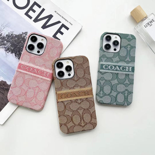 HypedEffects Coach Signature iPhone Case – Available for iPhone 11 to iPhone 16