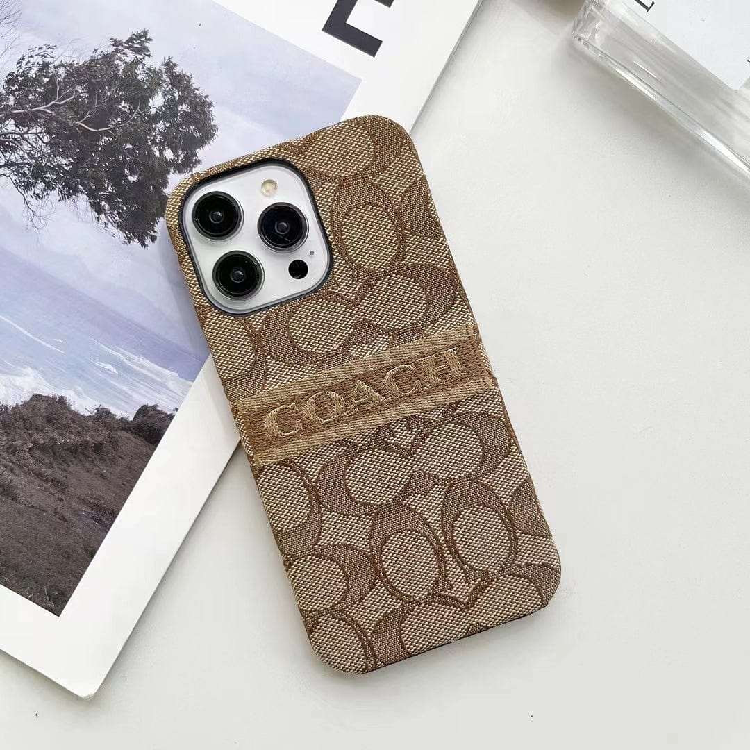 HypedEffects Coach Signature iPhone Case – Available for iPhone 11 to iPhone 16
