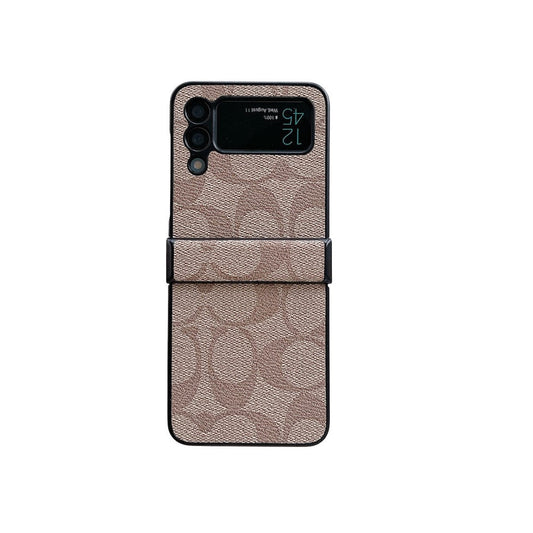HypedEffects Coach Z Flip Samsung Phone Case with Finger Strap