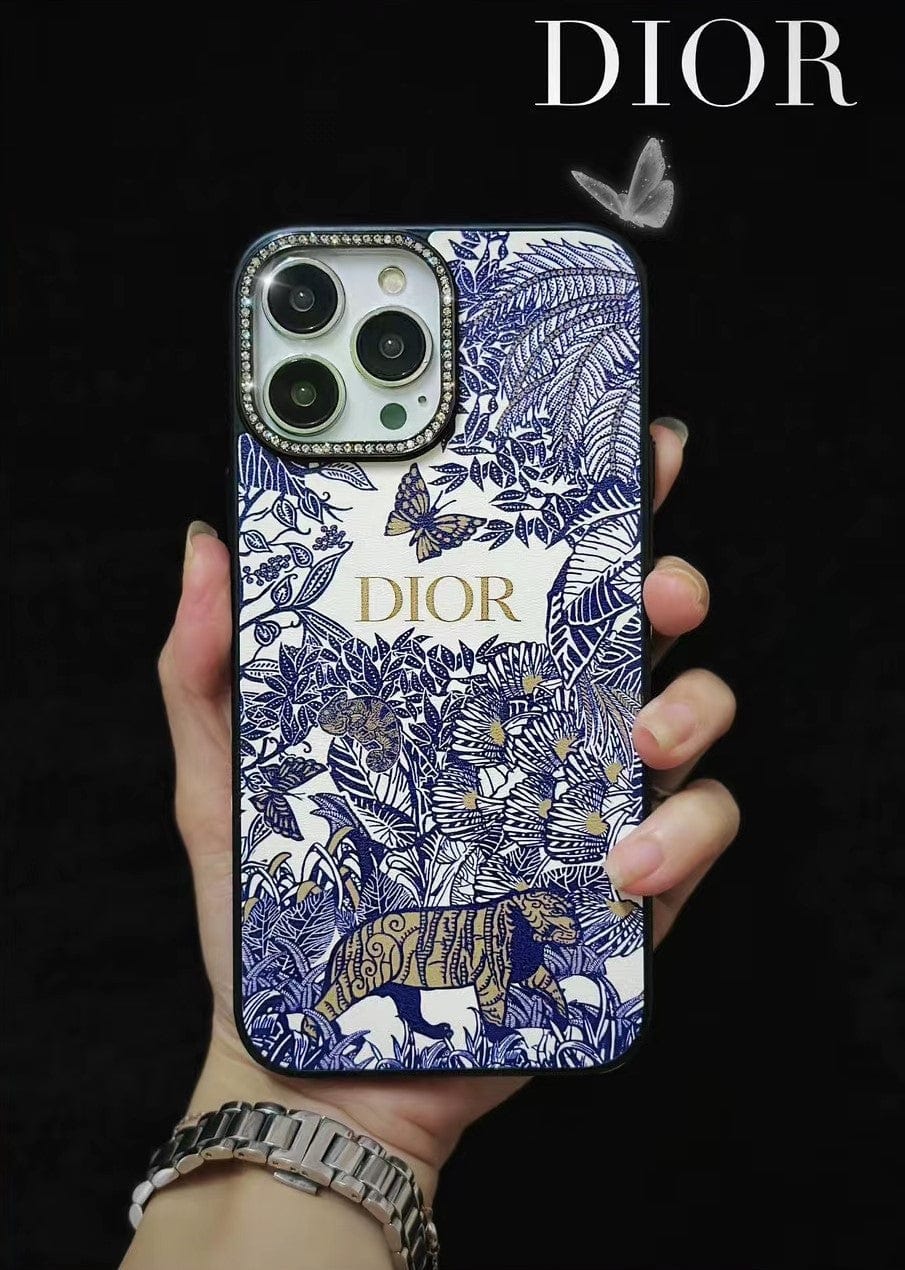 HypedEffects Floral Blue iPhone 15 Pro Max Cover