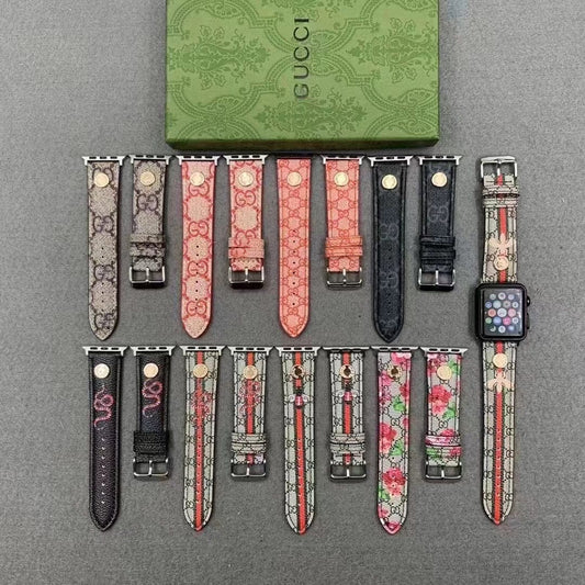 HypedEffects Premium Leather Gucci Watch Band 38/40/41/42/44/45/49 mm