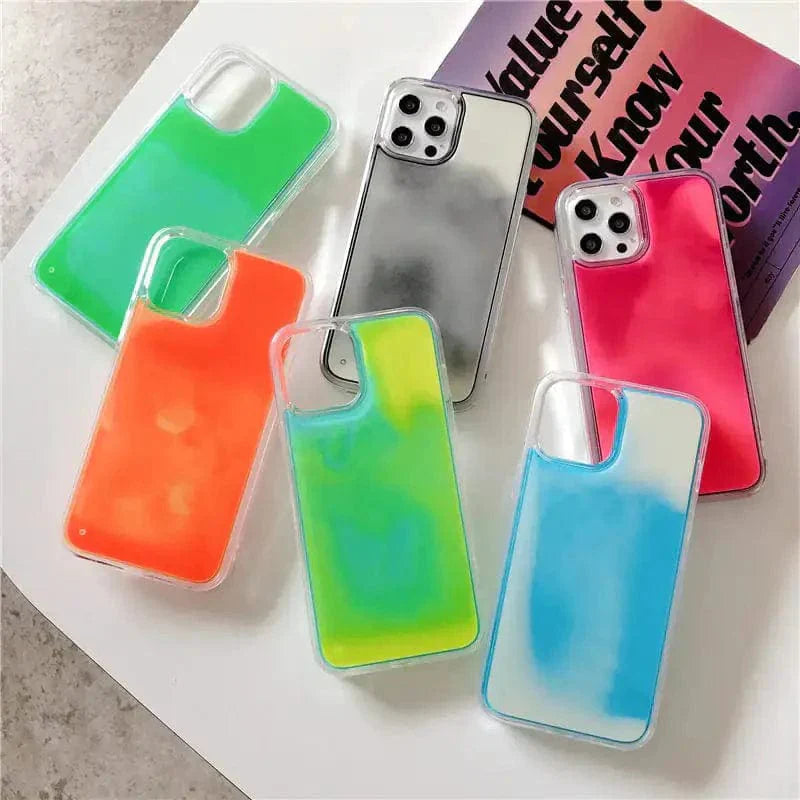 HypedEffects Quicksand Luminous Phone Case For iPhone 12 11 12 Pro Max XR XS Max X