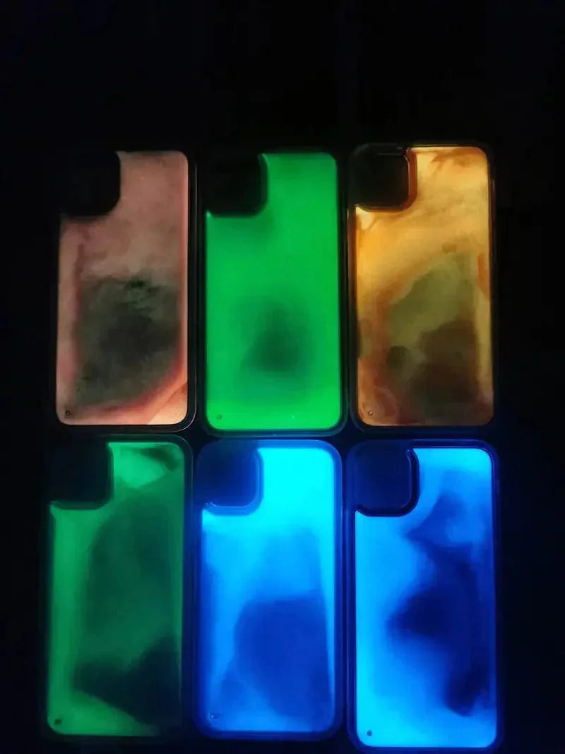 HypedEffects Quicksand Luminous Phone Case For iPhone 12 11 12 Pro Max XR XS Max X
