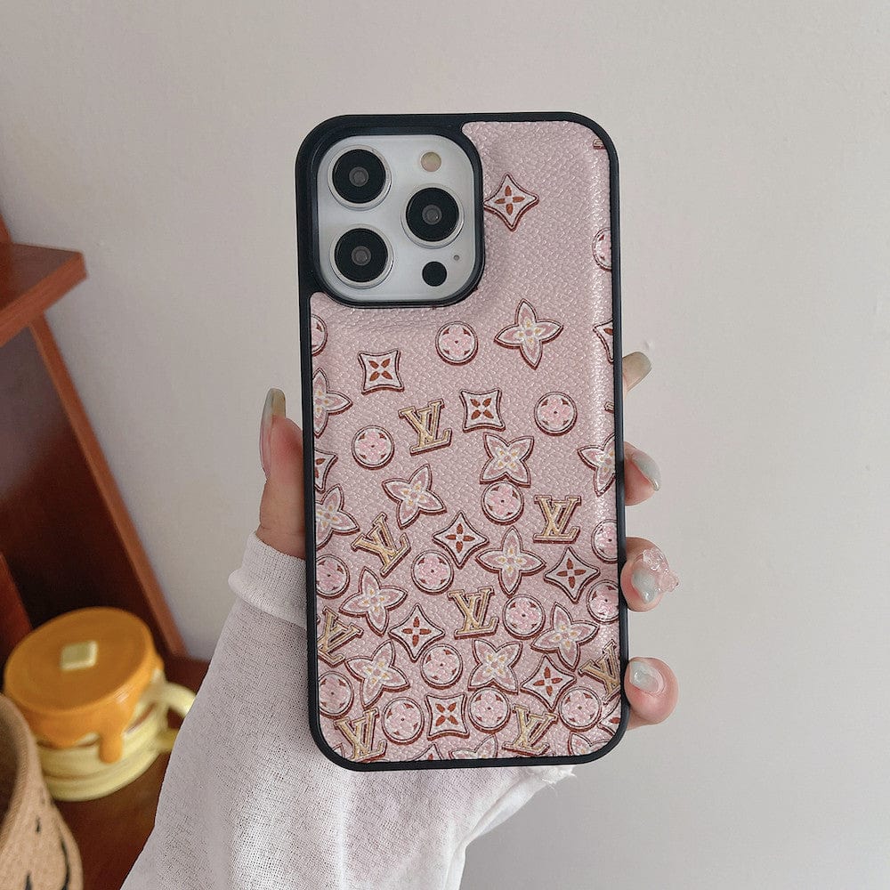 HypedEffects Red and Pink Louis Vuitton iPhone Cases - Perfect Fit for Various iPhone Models