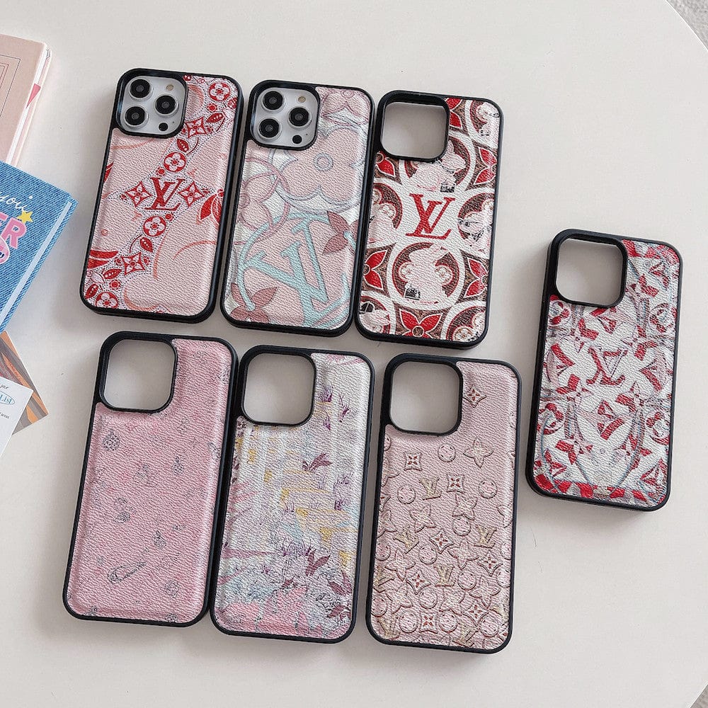HypedEffects Red and Pink Louis Vuitton Samsung Cases