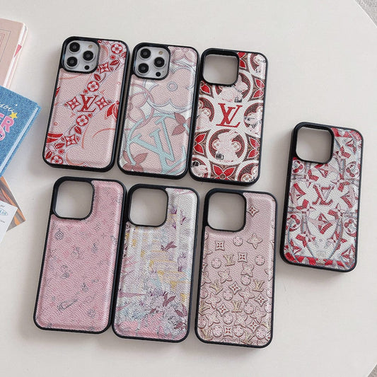 HypedEffects Red and Pink Louis Vuitton Samsung Cases