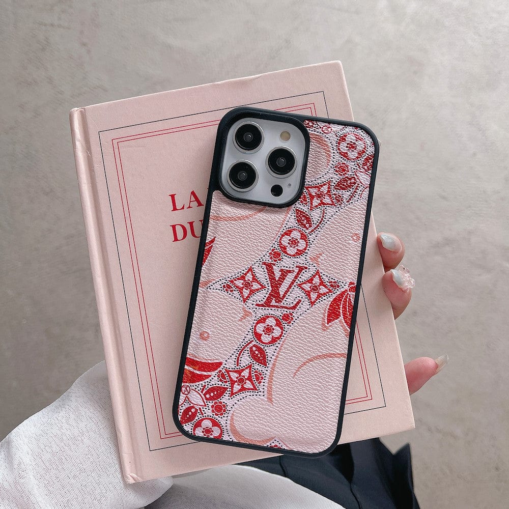 HypedEffects Red and Pink Louis Vuitton Samsung Cases