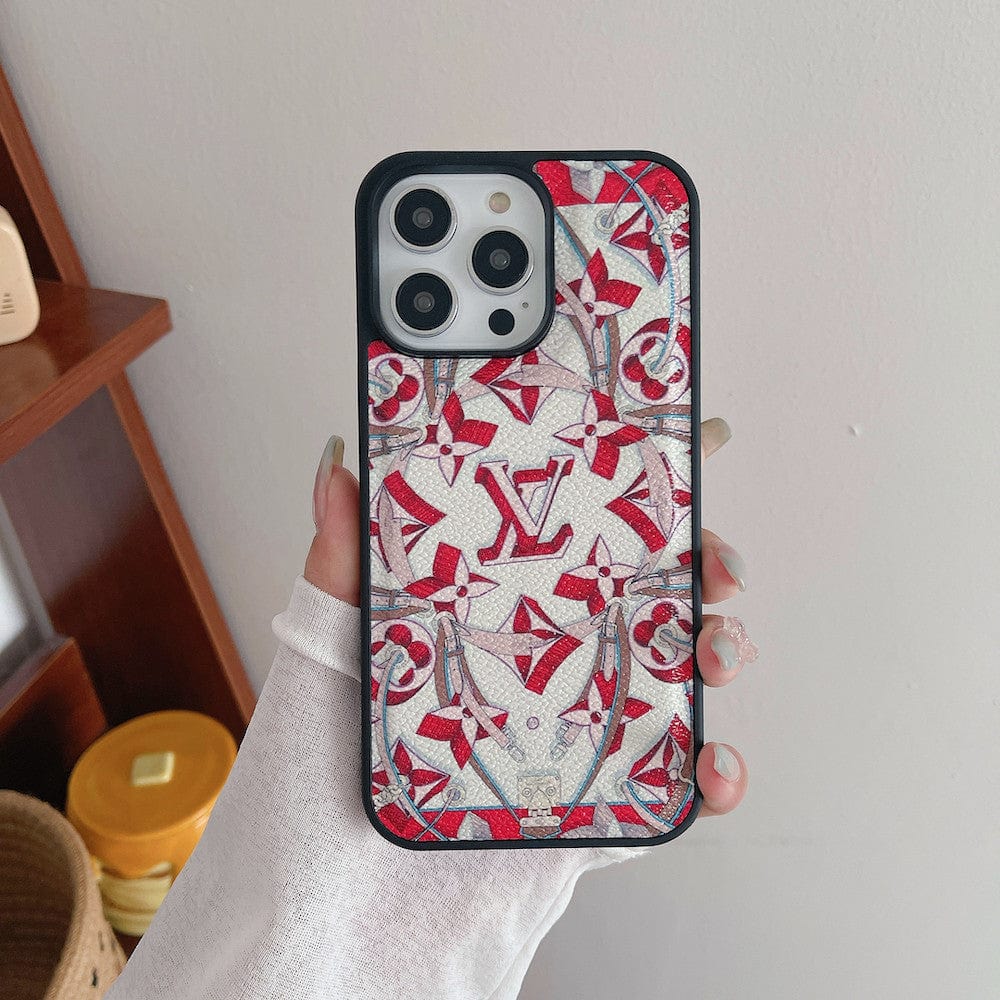 HypedEffects Red and Pink Louis Vuitton Samsung Cases