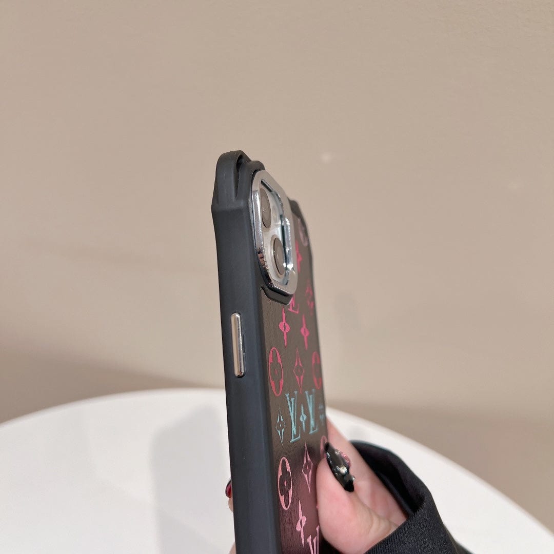 HypedEffects Stylish TPU Louis Vuitton iPhone Case with Elegant Handle